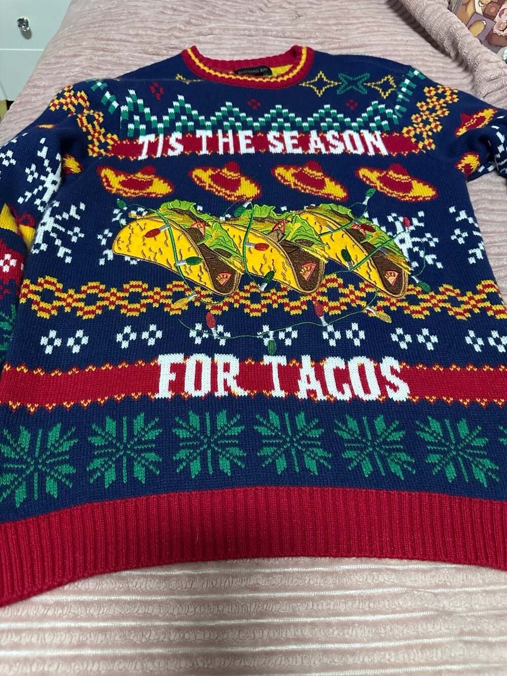 Blizzard Bay 'Tis The Season For Tacos Ugly Christmas Sweater
